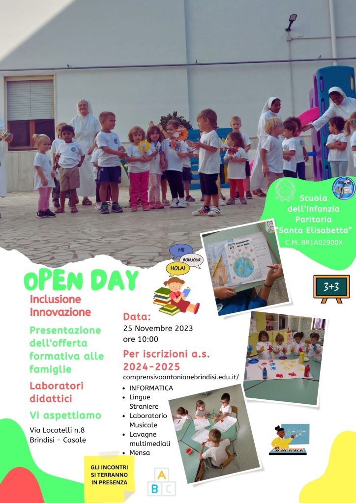 Open day scuola d'infanzia 2024